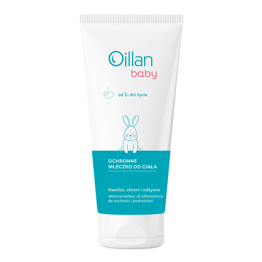 Oillan Baby, protective body milk, from day 1, 200 ml + oily wash gel, from day 1, 50 ml free