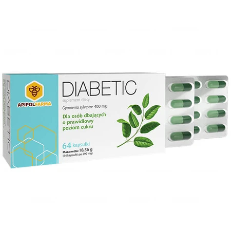Diabéticos, Gymnema sylvestre 400 mg, 64 cápsulas