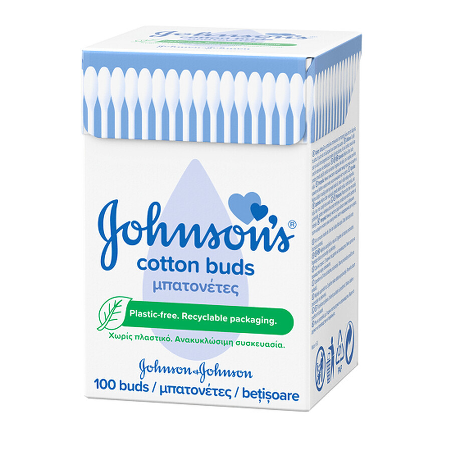 Comprar Bastoncillos para los oídos, 100 unidades, Johnson Baby Bastoncillos para los oídos, 100 unidades, Johnson Baby