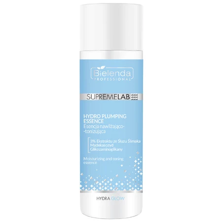 Bielenda Professional SupremeLAB Hydra Glow, tonifiërende en hydraterende essence met slakkenslijmextract, 200 ml