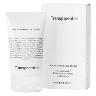 Transparent Lab Niacinamide Glow Cream, aufhellende und feuchtigkeitsspendende Gesichtscreme mit Niacinamid, 50 ml