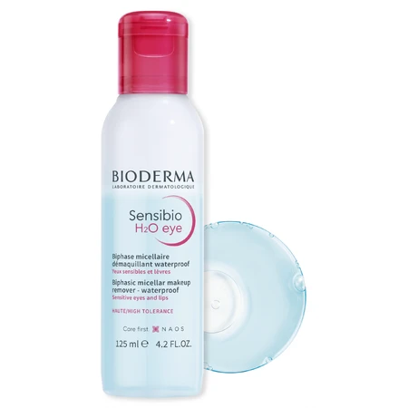 Bioderma Sensibio H2O Ojos, agua micelar micelar, 125 ml