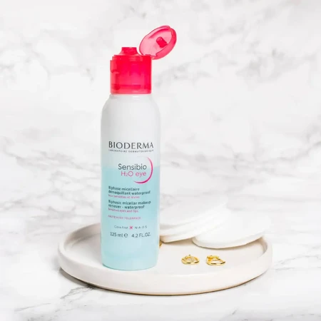 Bioderma Sensibio H2O Ojos, agua micelar micelar, 125 ml