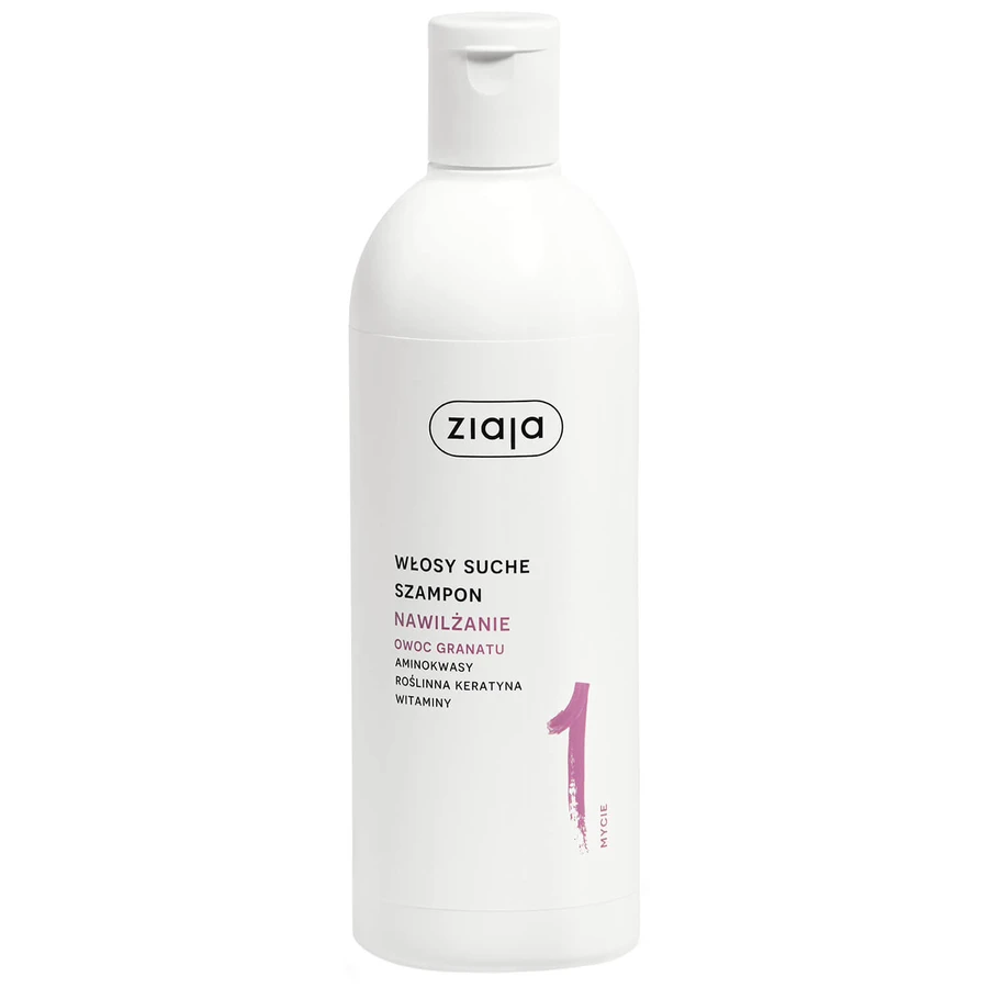 Ziaja Roślinnie Pielnywanie Nawilżanie Owoc Pomatu, shampoo, dry hair, 400 ml