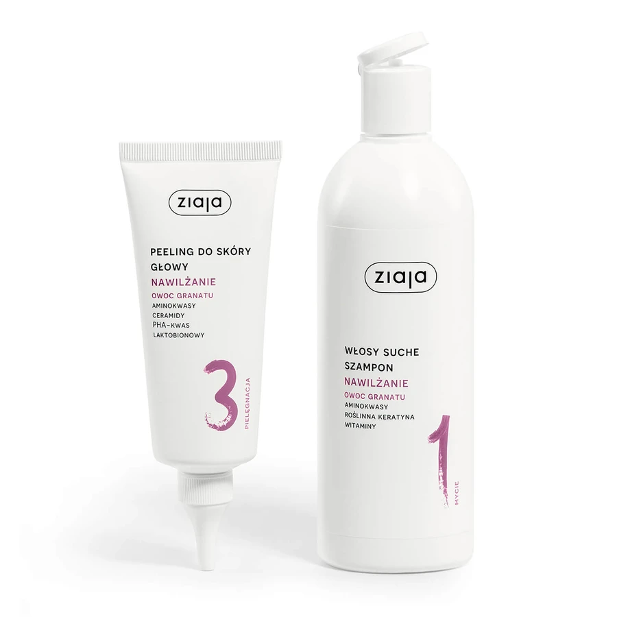 Ziaja Roślinnie Pielnywanie Nawilżanie Owoc Pomatu, shampoo, dry hair, 400 ml