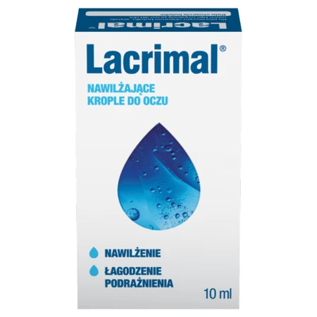 Lacrimal, feuchtigkeitsspendende Augentropfen, 10 ml