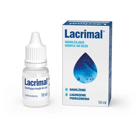 Lacrimal, feuchtigkeitsspendende Augentropfen, 10 ml