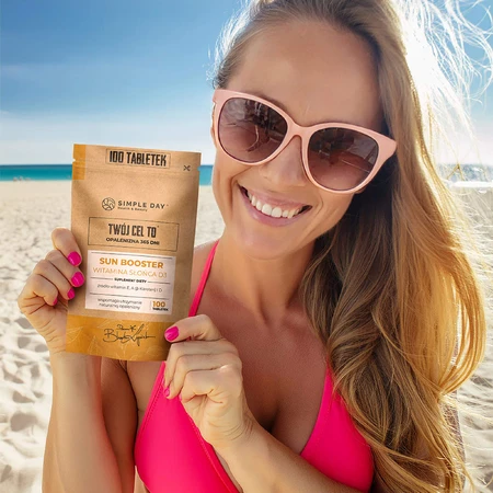 Simple Day Sun Booster, Vitamine E, A und D, 100 Tabletten