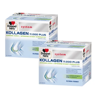 Doppelherz System Kollagen 11000 Plus, 2 x 30 vials, Quisser Pharma