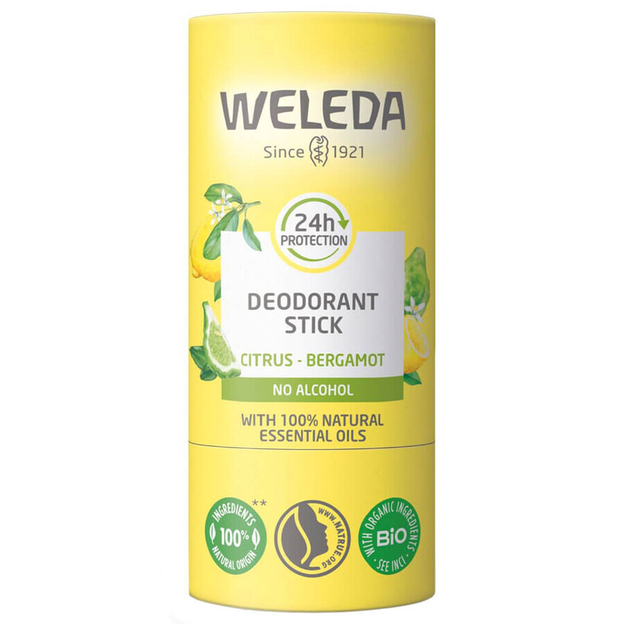 Shop Weleda, Deo-Stick, Zitrone-Bergamotte, 50 g Weleda, Deo-Stick, Zitrone-Bergamotte, 50 g