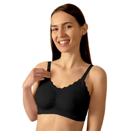 BabyOno, nursing bra, black, F75-80