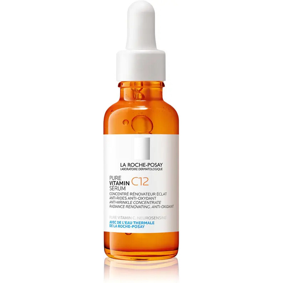 La Roche-Posay Pure Vitamin C12, concentrated anti-wrinkle serum with vitamin C, sensitive skin, 30 ml