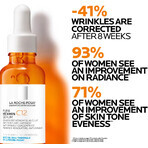 La Roche-Posay Pure Vitamin C12, concentrated anti-wrinkle serum with vitamin C, sensitive skin, 30 ml