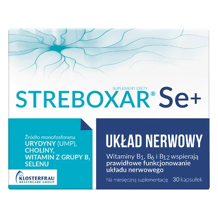 Streboxar Se+, 30 capsule