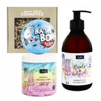 LaQ Balon Gum set pour enfants à partir de 4 ans, gel lavant, 300 ml + mousse 3 couleurs, 100 g + boule de bain, bleue, 120 g LaQ Balon Gum set pour enfants à partir de 4 ans, gel lavant, 300 ml + mousse 3 couleurs, 100 g + boule de bain, bleue, 120 g