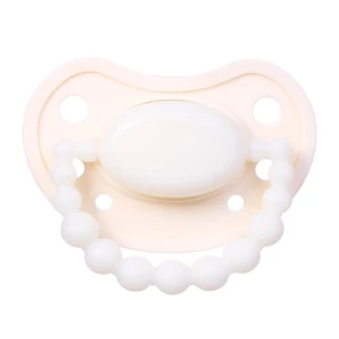 Luu Kids, manechin, poziționare, silicon, strălucire în întuneric, American Cream Glow, 0-3 luni, 1 buc