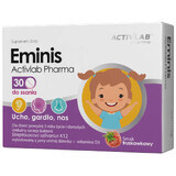 Activlab Pharma Eminis, Erdbeergeschmack, 30 Tabletten