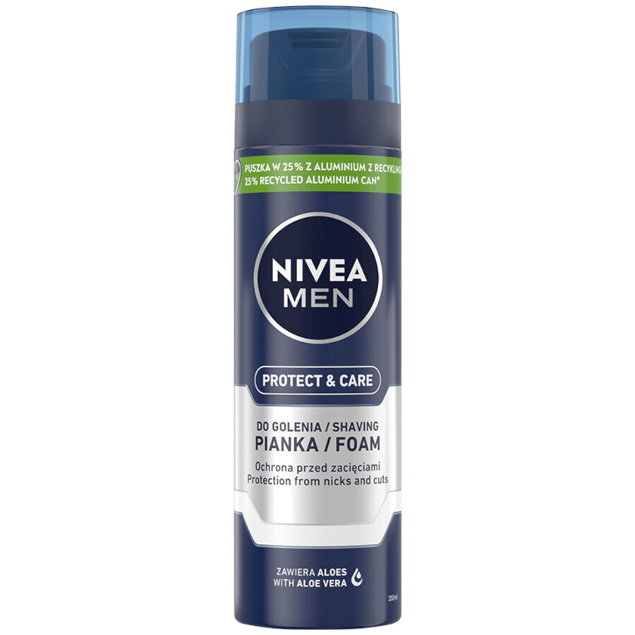 Kit Nivea Men Tech Master, schiuma da barba 200 ml + balsamo dopobarba 100 ml + gel doccia 250 ml + roll-on antitraspirante 50 ml