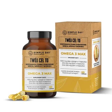 Simple Day Omega 3 Max, 60 capsules
