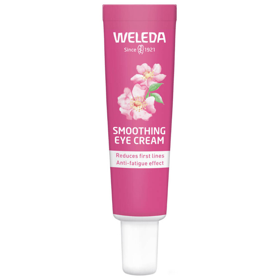 Weleda, gladmakende oogcrème met rozenbottel en witte thee, 12 ml