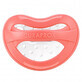 Curaprox Baby, chupete, silicona, coral, talla 2, 18-36 meses, 1 ud.