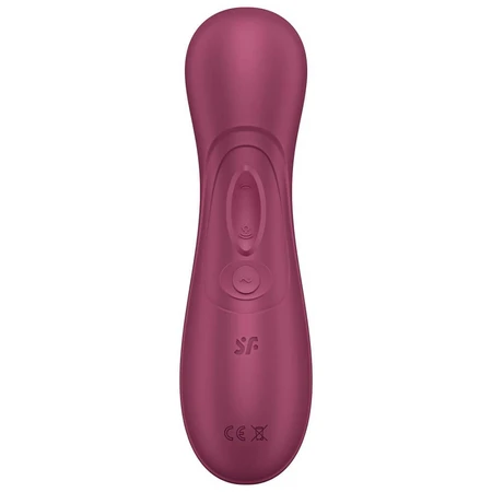 Satisfyer Pro 2 Generation 3 Connect App, masajeador de clítoris con vibración y sin contacto, controlado por aplicación, rojo