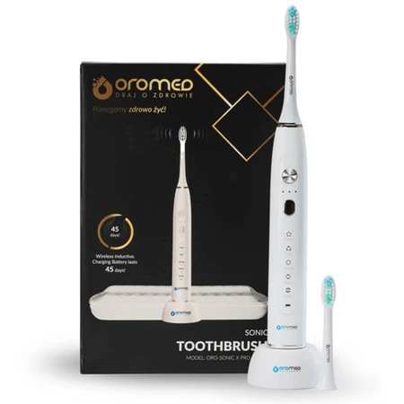 Oromed Oro-Sonic X Pro, sonic toothbrush, white, 1 pc