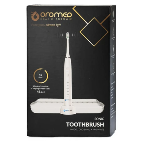 Oromed Oro-Sonic X Pro, sonic toothbrush, white, 1 pc