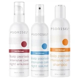 Verdelove Psorisel Set für Schuppenflechte auf der Kopfhaut, Shampoo 200 ml + Emulsion 200 ml + Flüssigkeit 150 ml