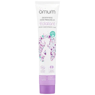 Omum Shine, natuurlijke tandpasta voor gevoelige tanden en tandvlees, fluoridevrij, voor zwangere vrouwen en vrouwen die borstvoeding geven, 75 ml