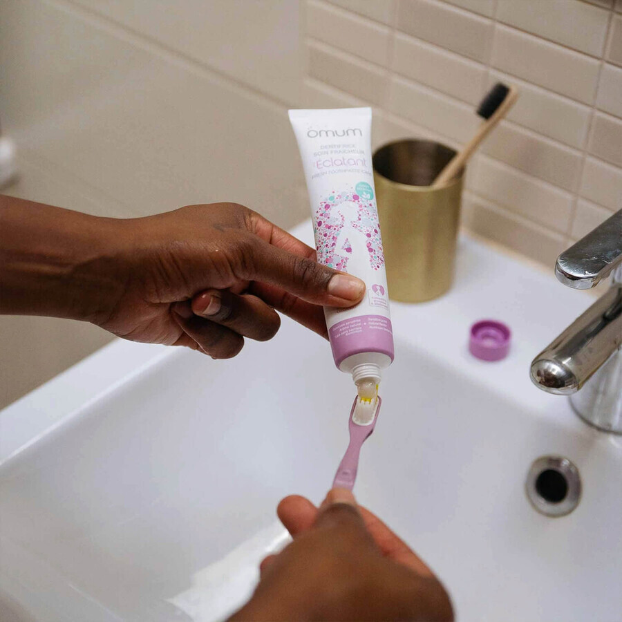 Omum Shine, natural toothpaste for sensitive teeth and gums, fluoride-free, for pregnant and breastfeeding women, 75 ml