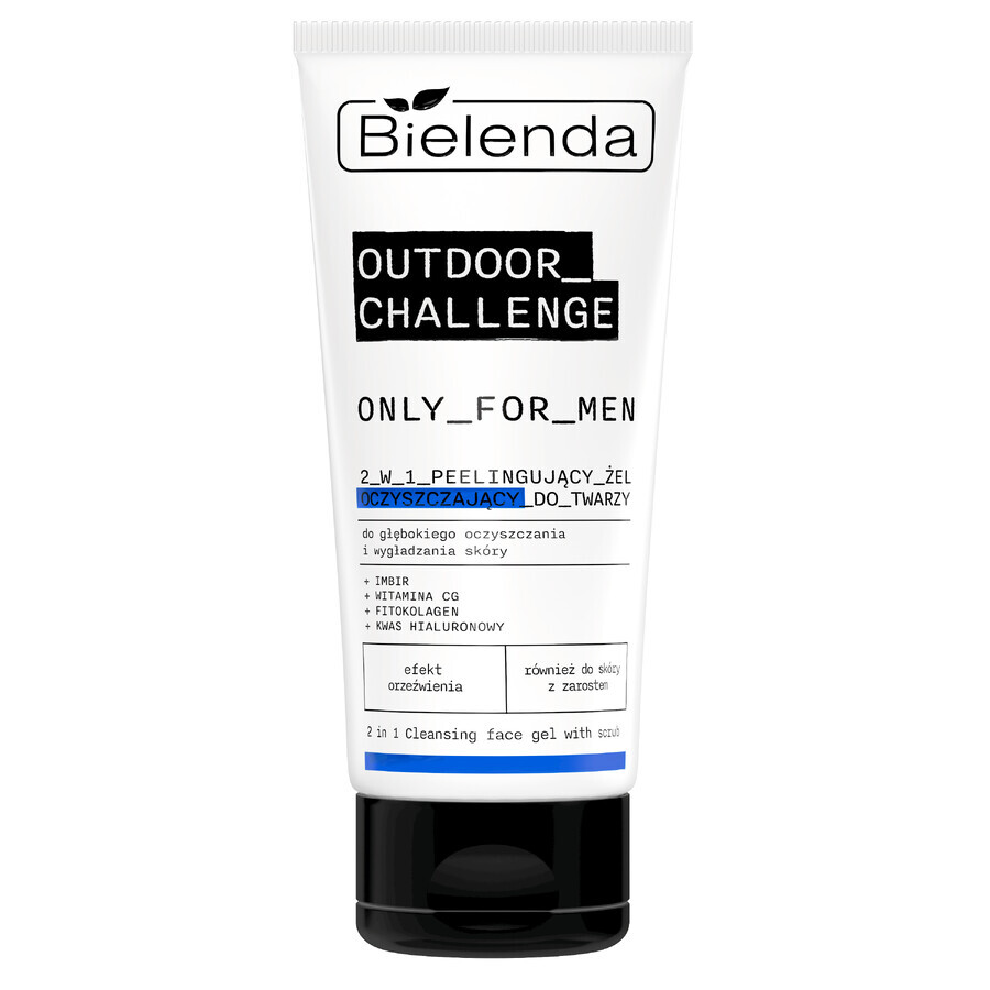 Acquista Bielenda Only for Men Outdoor Challenge gel peeling viso 150 ml Bielenda Only for Men Outdoor Challenge gel peeling viso 150 ml