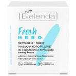 Bielenda Fresh Hero, burro idrofilo idratante e lenitivo per la pulizia e la detersione di viso e occhi, 40 g Bielenda Fresh Hero, burro idrofilo idratante e lenitivo per la pulizia e la detersione di viso e occhi, 40 g