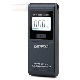 Oromed X12 Pro, elektrochemisches Alkoholtestgerät, marineblau