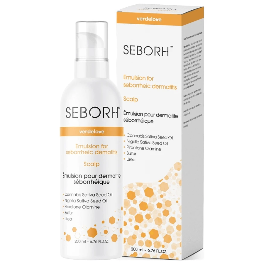 Verdelove Seborh kit voor seborroïsch eczeem, shampoo 200 ml + emulsie 200 ml + vloeistof 150 ml