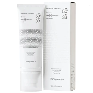 Transparant Lab Milde Zonnebrandcrème SPF 50+ 100 ml