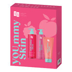 AA You.mmy Skin set, lichaamscrème 400 ml + douchegel met olie 400 ml + bodyscrub 200 ml AA You.mmy Skin set, lichaamscrème 400 ml + douchegel met olie 400 ml + bodyscrub 200 ml