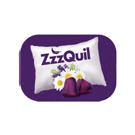 ZzzQuil Nature, haricots gélifiés, 60 pièces + boîte de voyage gratuite pour les haricots gélifiés