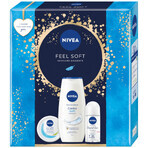 Set Nivea Feel Soft, crema 300 ml + antitranspirante roll-on 50 ml + gel de ducha 250 ml Set Nivea Feel Soft, crema 300 ml + antitranspirante roll-on 50 ml + gel de ducha 250 ml