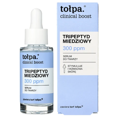 Tołpa Clinical Boost, sérum facial, tripéptido de cobre, 30 ml