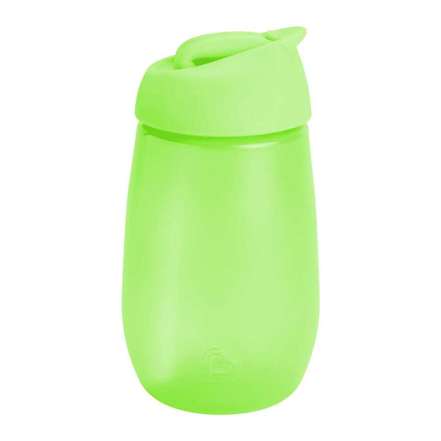 Munchkin Simple Clean bottle with straw, green, 296 ml Munchkin Simple Clean bottle with straw, green, 296 ml