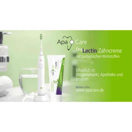 ApaCare OraLactin remineralisierende Zahnpasta mit Probiotika, 75 ml