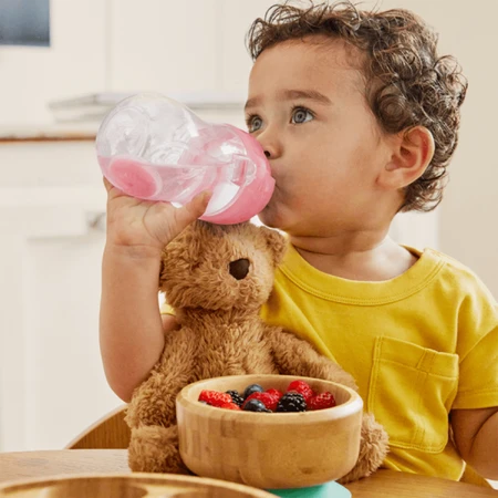 Munchkin Tip&Sip straw cup, pink, 296 ml