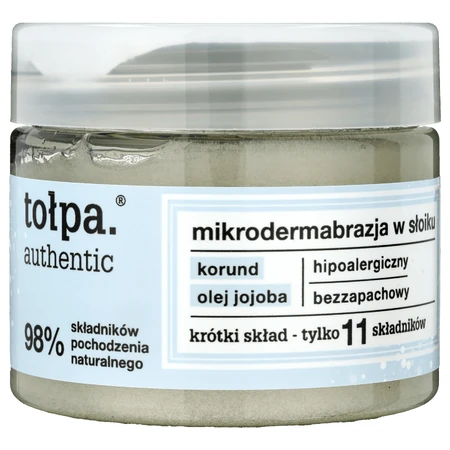 Tolpa Authentic, microdermoabrasión en tarro, 65 g