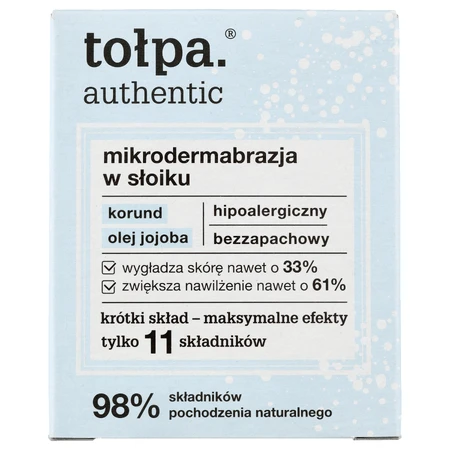 Tolpa Authentic, microdermoabrasión en tarro, 65 g