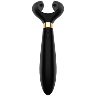 Satisfyer Endless Fun, vibrador multifunción, negro