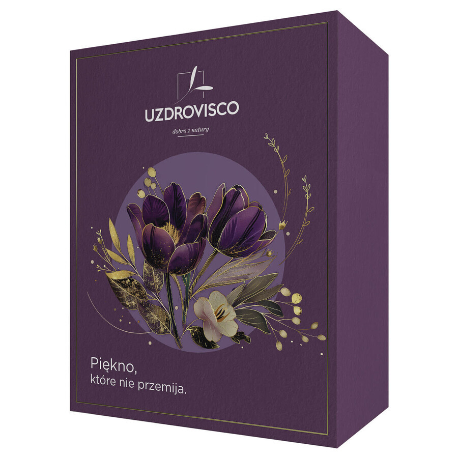 Uzdrovisco Beauty that never fades Black Tulip Intense Set, mask-cream, 50 ml + toning essence, 150 ml