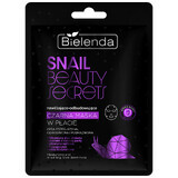 Bielenda Snail Beauty Secrets, mascarilla negra hidratante y revitalizante, 1 ud.