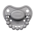 Luu Kids, tétine, positionnement, silicone, Lovely Gray, 3-6 mois, 1 pièce Luu Kids, tétine, positionnement, silicone, Lovely Gray, 3-6 mois, 1 pièce