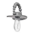Luu Kids, tétine, positionnement, silicone, Lovely Gray, 3-6 mois, 1 pièce Luu Kids, tétine, positionnement, silicone, Lovely Gray, 3-6 mois, 1 pièce